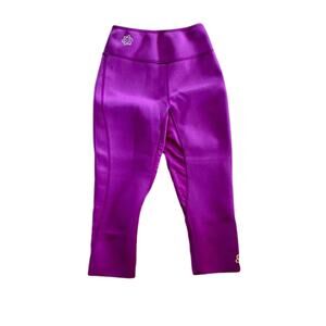 Zaggora Hot Pants Purple Cropped Outdoor Leggings Womens Medium